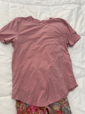 Classic Pink Crewneck T-Shirt - Men